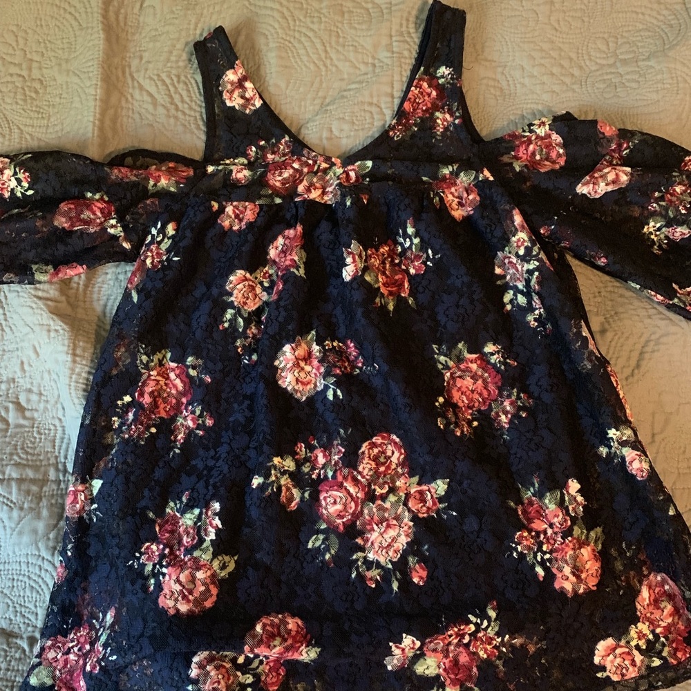 Navy blue blouse